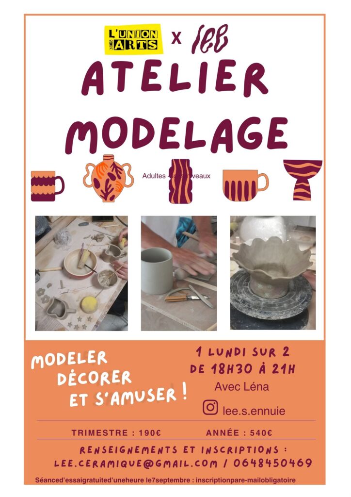 atelier modelage