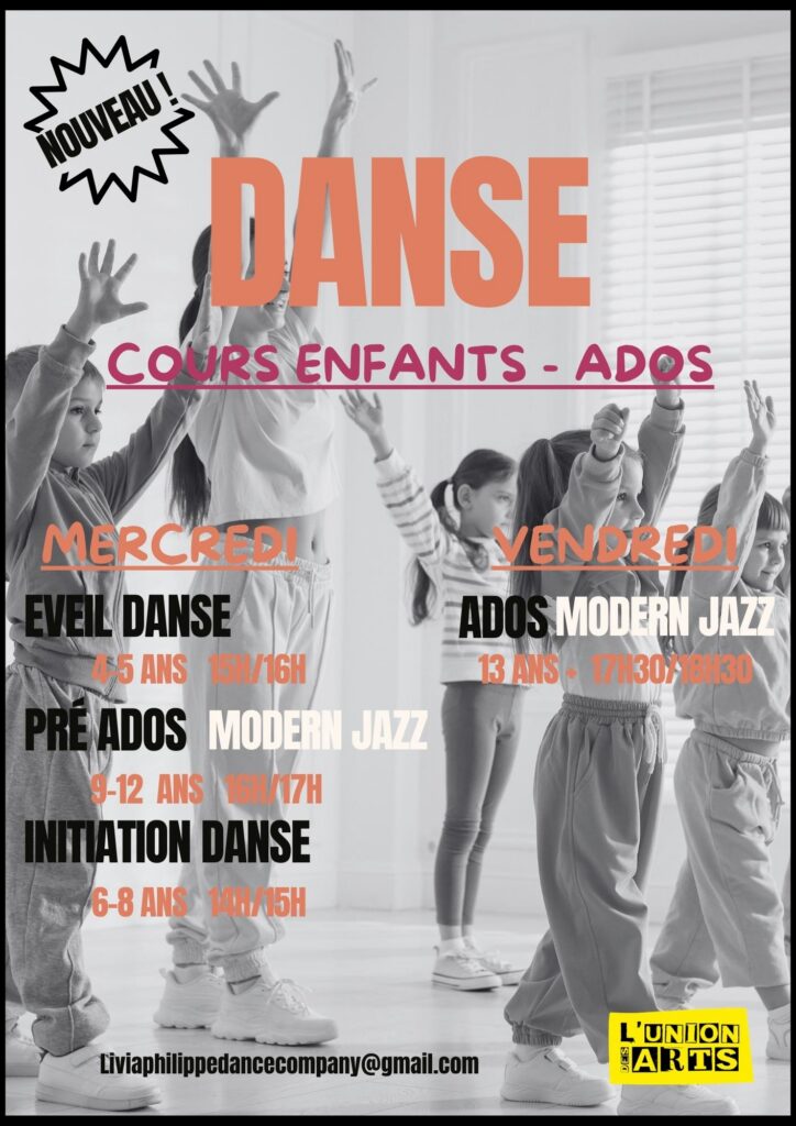 danse enfants 2026-2027